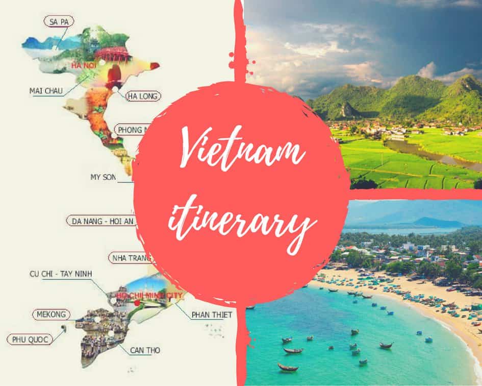 itinerary vietnam